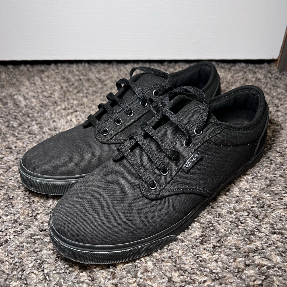 Used black vans 
Only reason I’m selling is I prefer the slip ons.